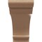 Ekena Millwork 4"W x 12"D x 8"H Classic Hughes Rough Cedar Woodgrain TimberThane Corbel, Primed Tan CORUR04X12X08HUGRCPR - alternate 3